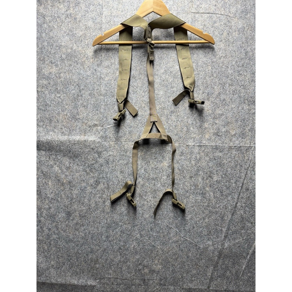New USGI US Army Military LC-2‎ LBE Shoulder Straps Suspenders OD Green